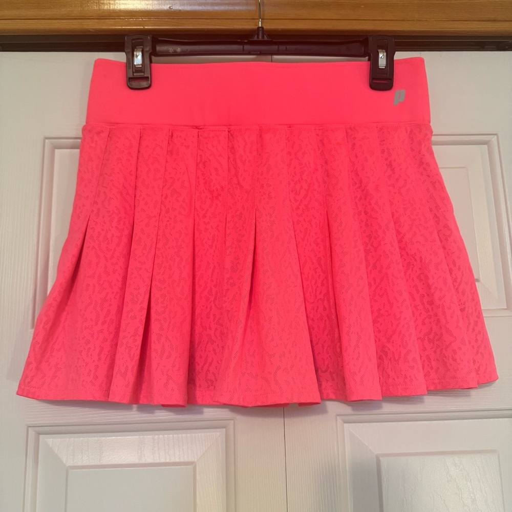 Prince Pickleball Golf Pink Pleated‎ Leopard Print Tennis Skort Size Medium